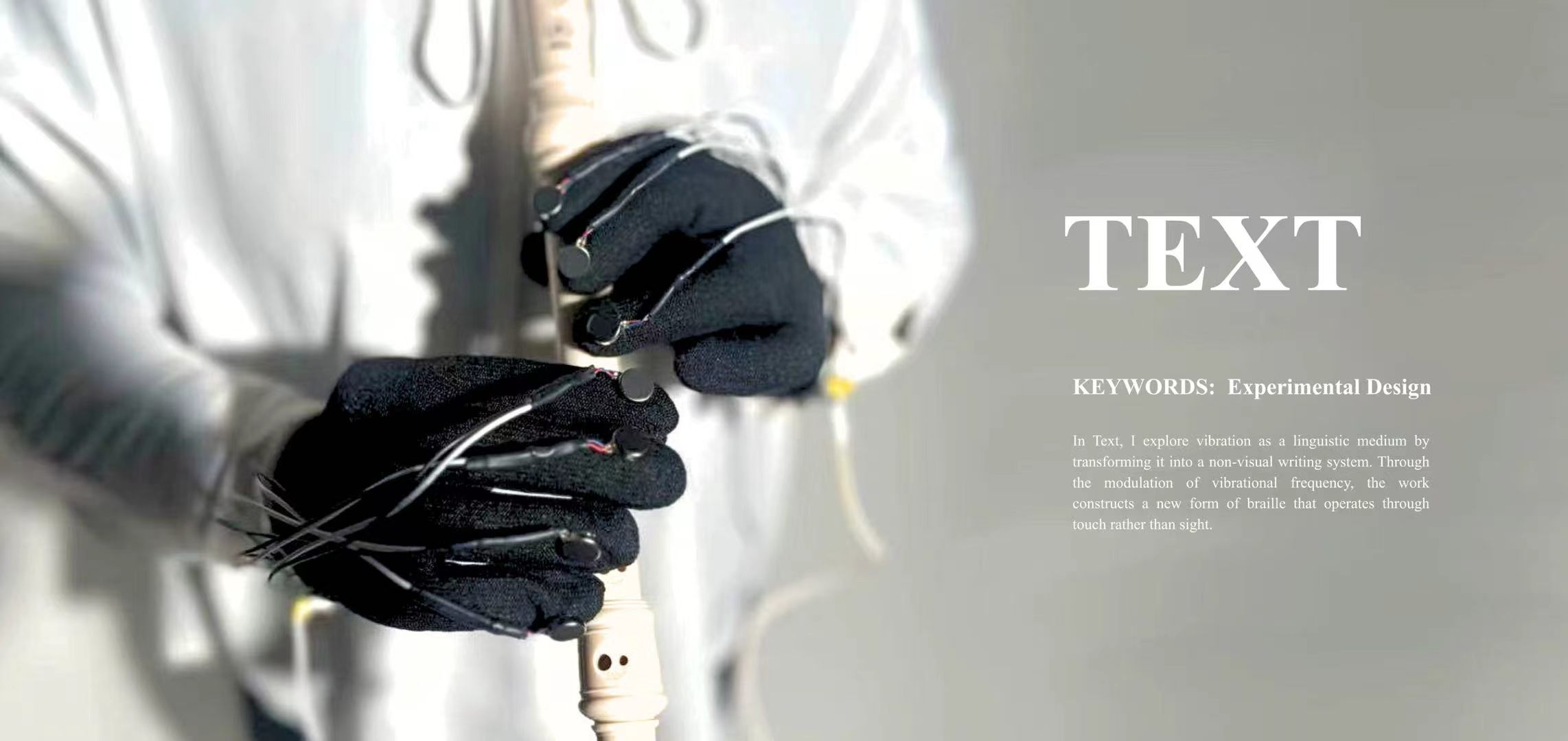 Text, project view 1